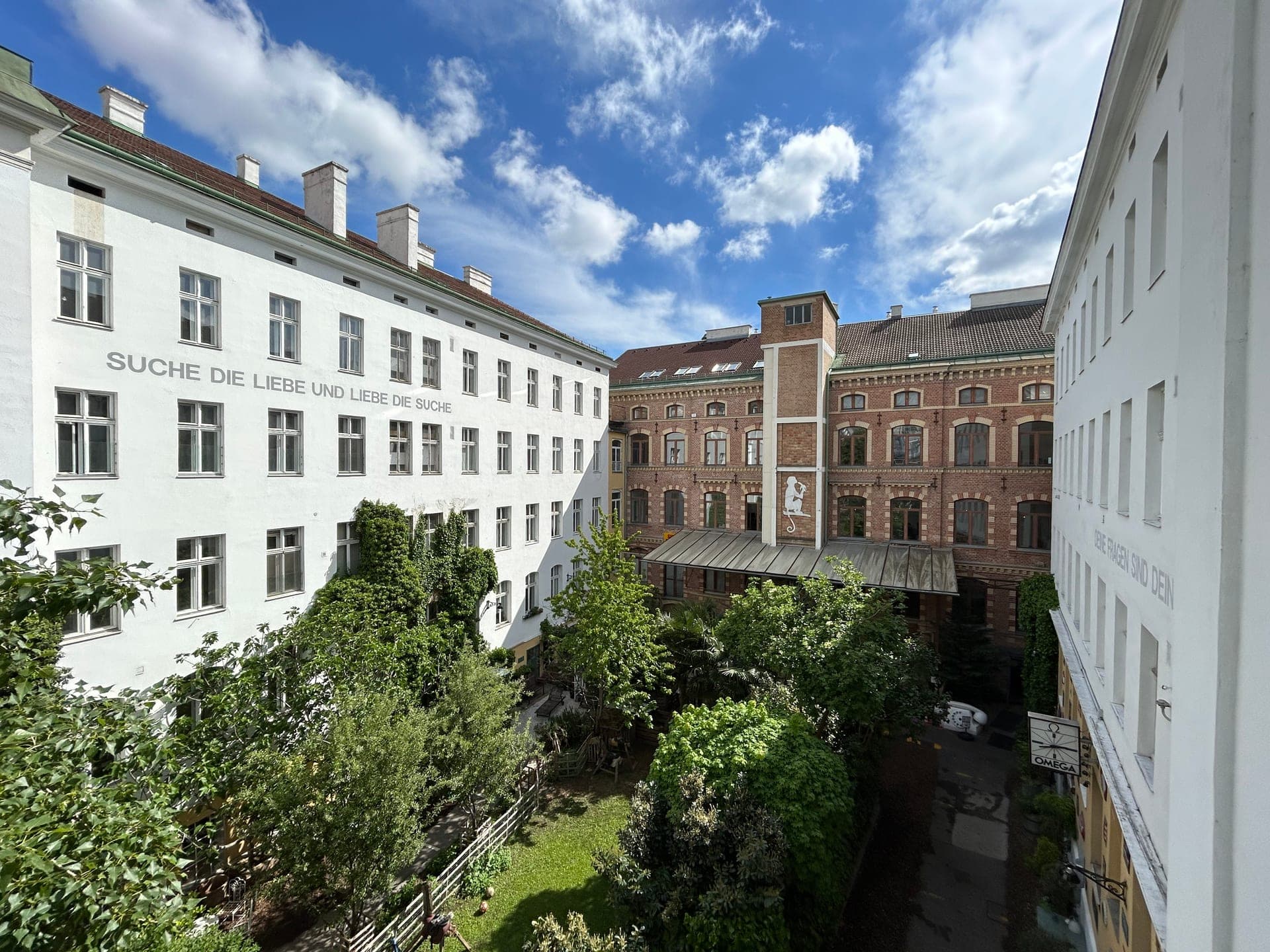 Filmquartier Wien — Innenhof der historischen Seidenfabrik