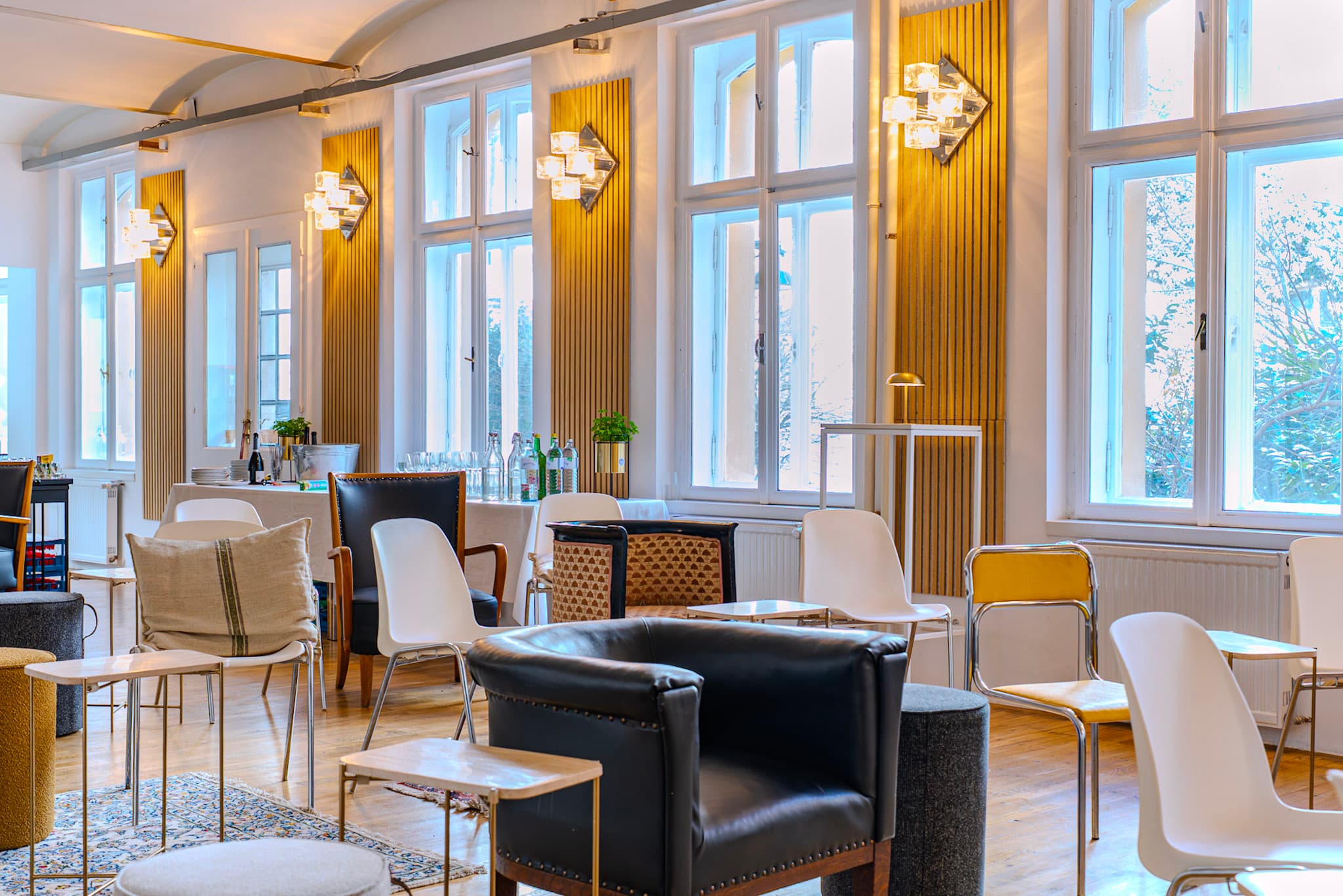 BOAT LOFT at Filmquartier Vienna — old-building charm event venue with wooden floors