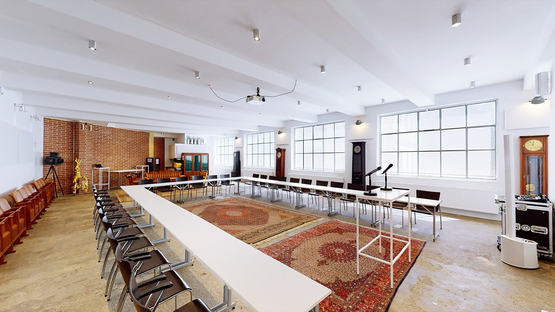 FILM LOFT No. 1 — Full view with high ceilings