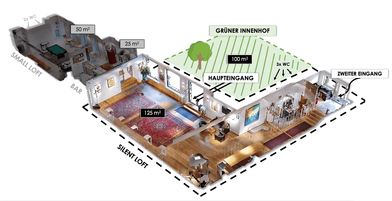 SILENT LOFT Module 1 — Floor plan