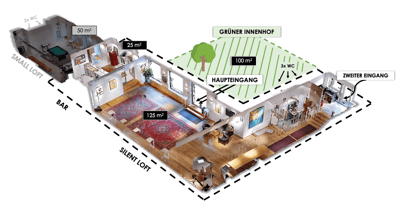 SILENT LOFT Modul 2 — Raumplan
