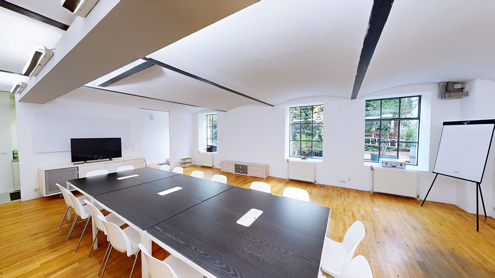 VANILLA LOFT — 3D view with wooden floor