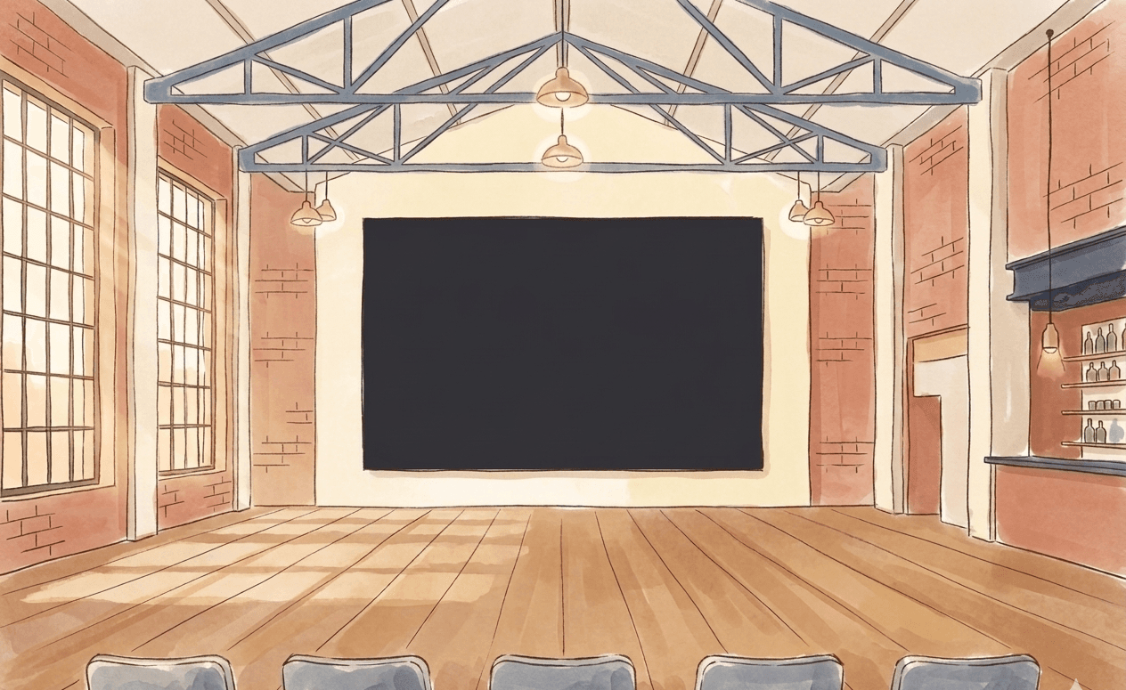 Grand Loft illustration — cinema atmosphere